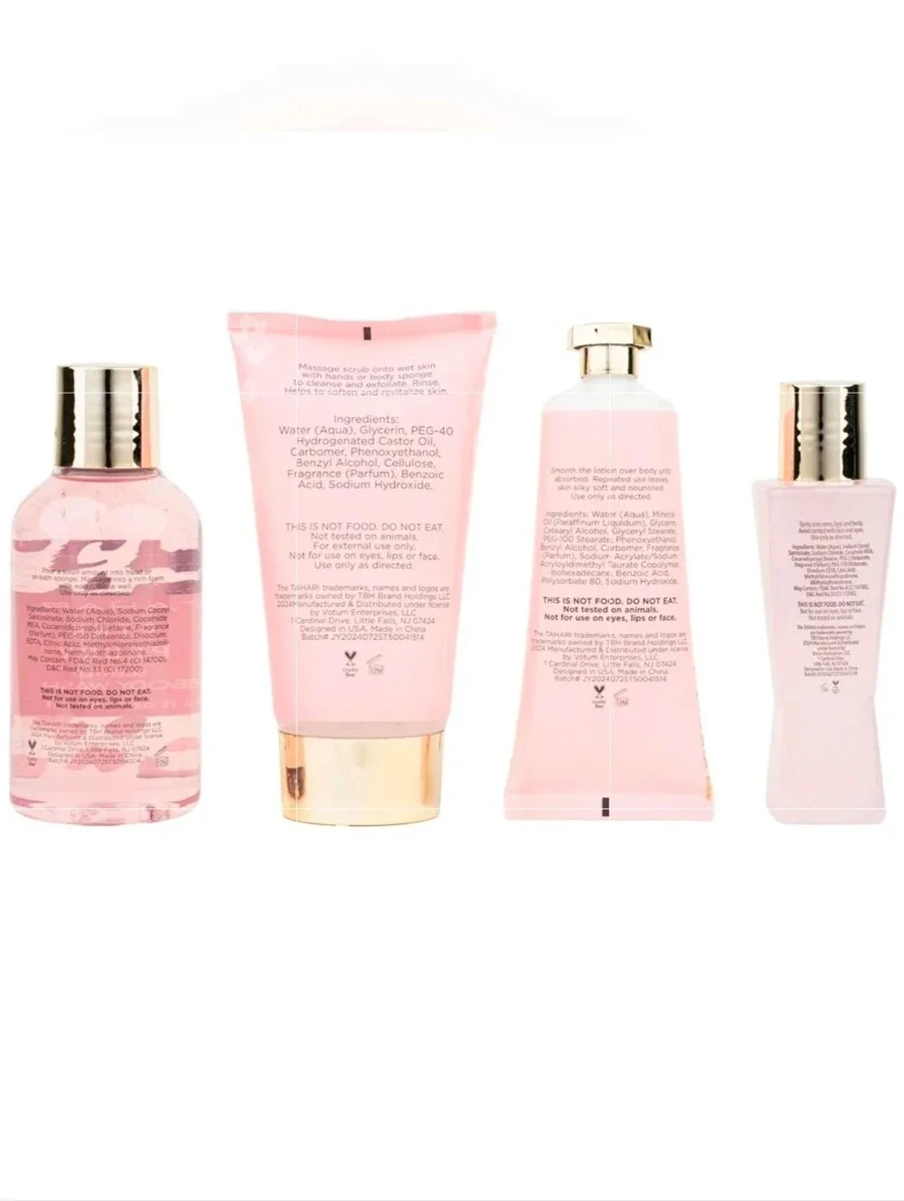 Tahari Pink Peony Bath&Body Choose1:Body Wash,Body Lotion,Body Scrub,Bubble Bath